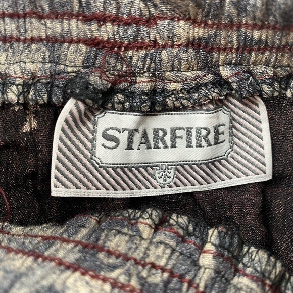 Starfire Women Skirt Size 6 Multicolor Geometric Pull On Maxi Rayon Southwestern - Picture 10 of 12